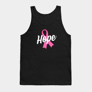 HOPE - Breast Cancer Awareness Pink Ribbon Tank Top